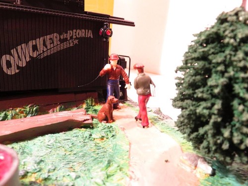 VINTAGE K-LINE K42401 NEW YORK CENTRAL CABOOSE YARD OFFICE ACCESSORY 0/027 - H1 - Picture 9 of 10