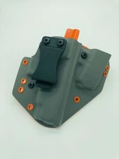 M&P 2.0 4.25 9/40 Gray & Orange Kydex Inside Waist IWB Hades Sidecar Holster USA