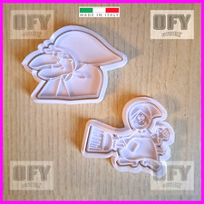 Set Befana Epifania  Formine Cookie cutter per PDZ Natale Cake design