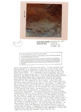 NASA PRESS RELEASE LARGE FORMAT TRANSPARENCY MARS DUST STORM BY VIKING