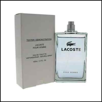 LACOSTE POUR HOMME EAU DE TOILETTE NATURAL SPRAY 3.3 FL.OZ. UNBOX - NO CAP