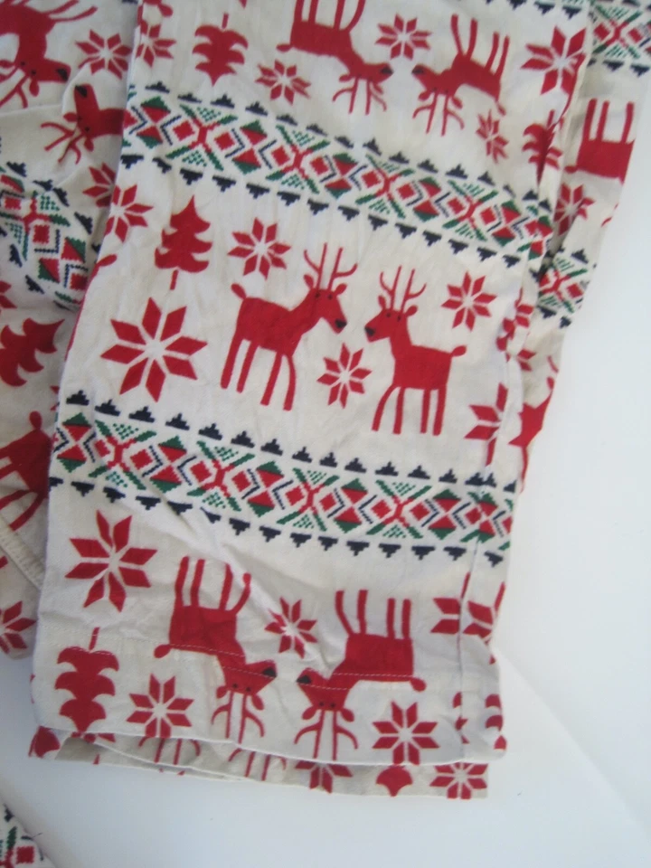 Hannah Anderson Niñas TALLA L Invierno Navidad Franela Pijama 2 Piezas Ciervo Nieve Foto 3 de 4