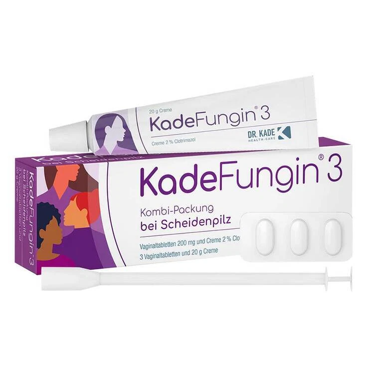KadeFungin 3 Kombi-Packung 20 g Creme + 3 Vaginaltabletten · 1 St · PZN 03766139