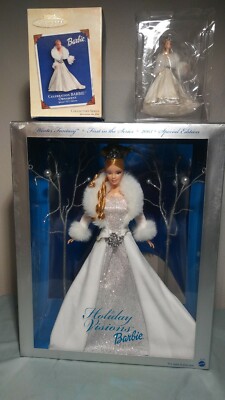 Holiday Visions Winter Fantasy 2003 Barbie Doll with ornament