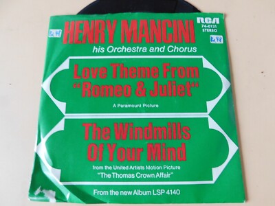 Henry Mancini - Love Theme from Romeo & Juliet - 7" Vinyl Single | eBay.de