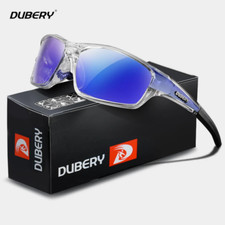 DUBERY Men Polarized Sport Sunglasses Driving Fishing Riding Windproof Goggles