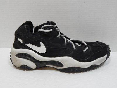 nike black and white striped shoes