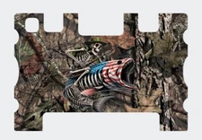 TURTLE BOX BACK PANEL SKIN/DECAL ,CAMO, HUNTING, FISHING, OUTDOOR PATRIOTIC