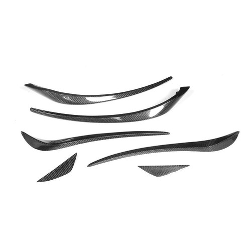 REAL CARBON Front Bumper Splitter Fins Fit for Benz W117 CLA200 CLA250 CLA45 - Picture 12 of 14