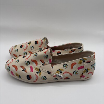 New Women's Toms Classic Canvas Slip On Shoes Size 7