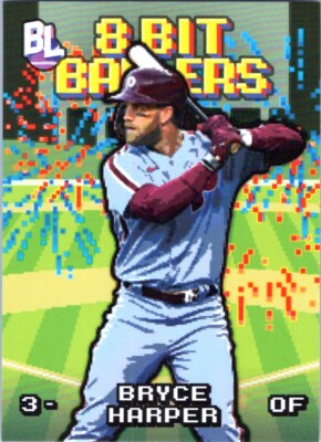 2023 TOPPS 8 BIT BALLERS BRYCE HARPER PHILADELPHIA PHILLIES #B-14