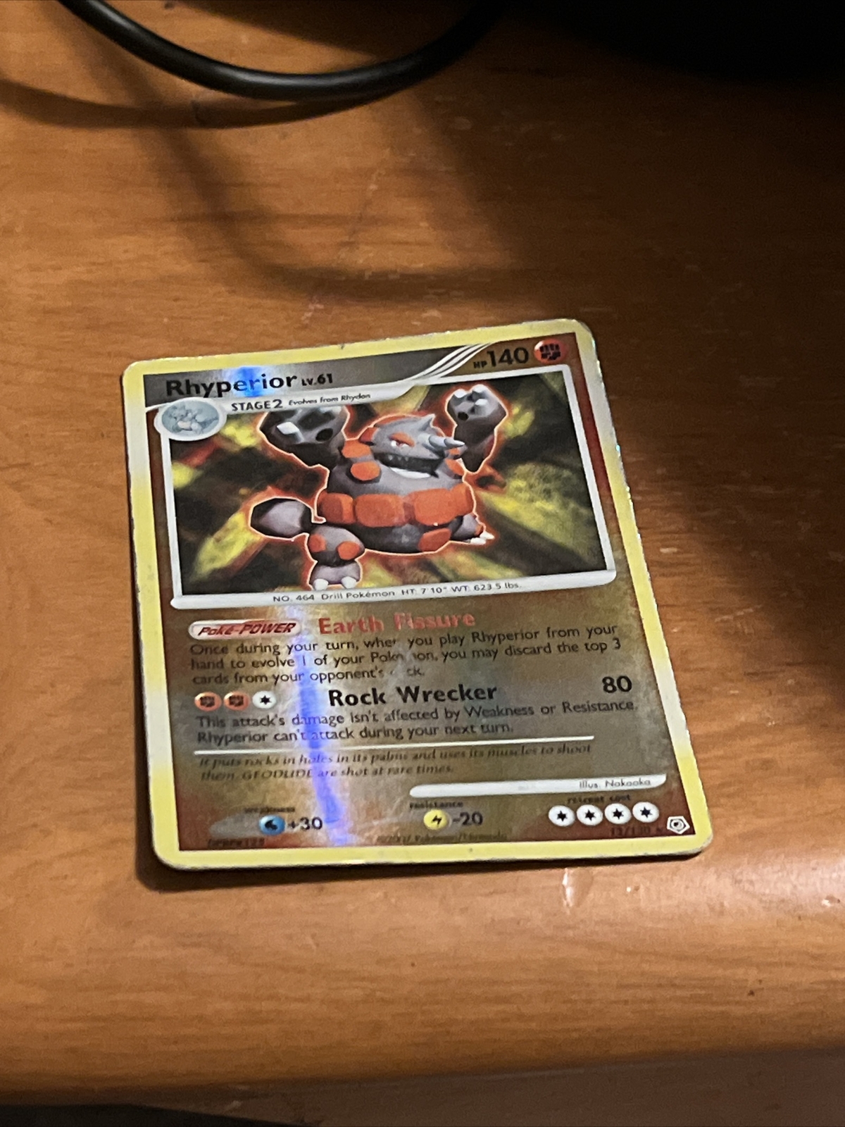 Pokémon TCG Rhyperior Diamond & Pearl 12/130 Reverse Holo Holo Holo Rare