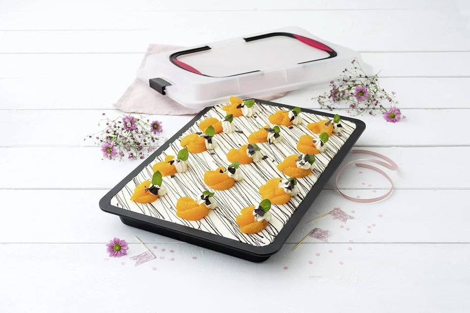 Zenker 7903 'Special to go' Blechkuchen-Container – Backblech mit Deckel und ... - Bild 4 von 4