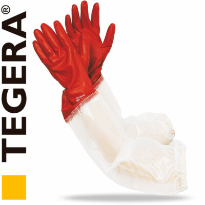 Tegera Chemikalien Handschuh Lang Chemikalienschutzhandschuhe 70cm Ejendals 8175