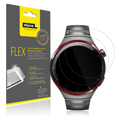 2x 3D Full Cover Schutzfolie für Huawei Watch 4 Pro Space Edition Panzerfolie