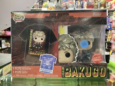 Funko Pop Animation My Hero Academia Katsuki Bakugo Shirt Bundle GameStop  Small