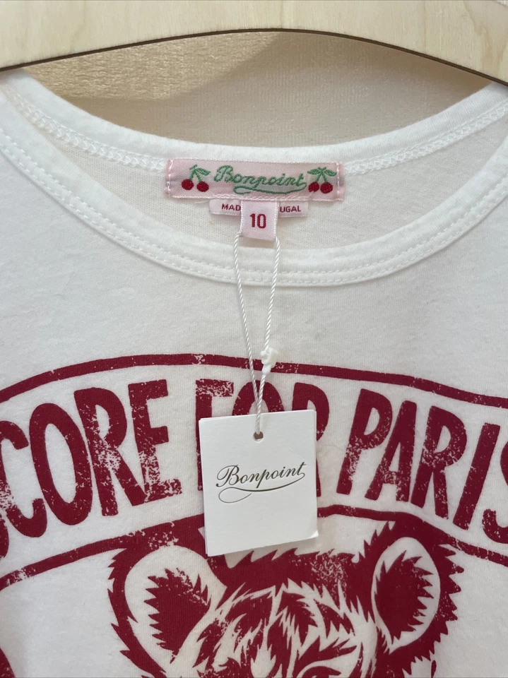 Bonpoint T Shirt Girls , 10 Years , 100 % Cotton - Image 3 of 4
