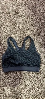 Womens Leopard Sports Bra Size Small
