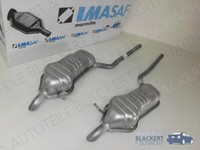 Imasaf Auspuffset Endtopf Links+Rechs für Audi A6+Avant Quattro 2.8 V6 C5 97-01