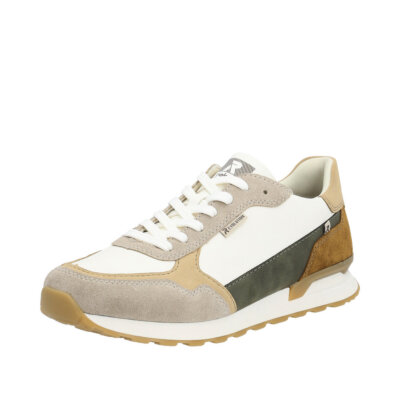RIEKER REVOLUTION Herren Sneaker weiß kombi U0307-80 lose Einlage Schnürschuh