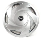 Hubcaps 15 Inch Turbo Wheel Trim Silver Plastic Matt