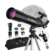 Telescope for Kids and Adults,80mm Aperture 600mm Focal Length Beginners Astr...