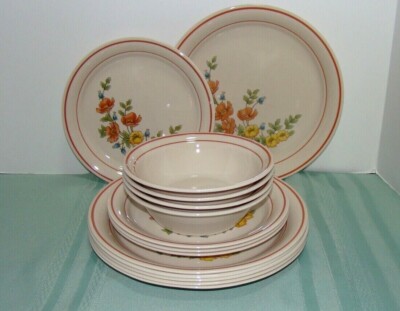 Corelle ROYAL GARDEN Dinnerware Plates Bowls 14