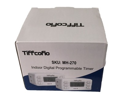 Tiffcofio Indoor Digital Programmable Timer MH-270