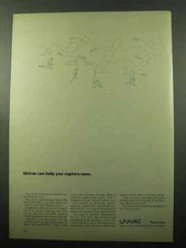 1969 Univac Computer Systems Ad - Capture Now