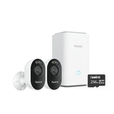 Reolink HomeHub with 2× Lumus 2K 4MP WiFi Security System Spotlight Night Vision