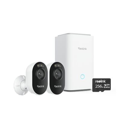 Reolink HomeHub with 2× Lumus 2K 4MP WiFi Security System