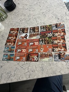 25 Hooters Gift Cards No Value Great Condition