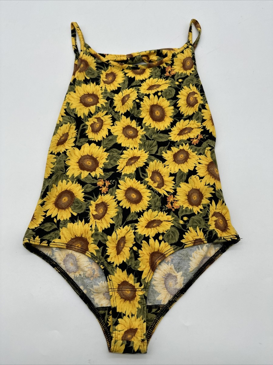 Forever 21 One Piece Youth Girl Size 9/10 Floral AOP…#8412 | eBay