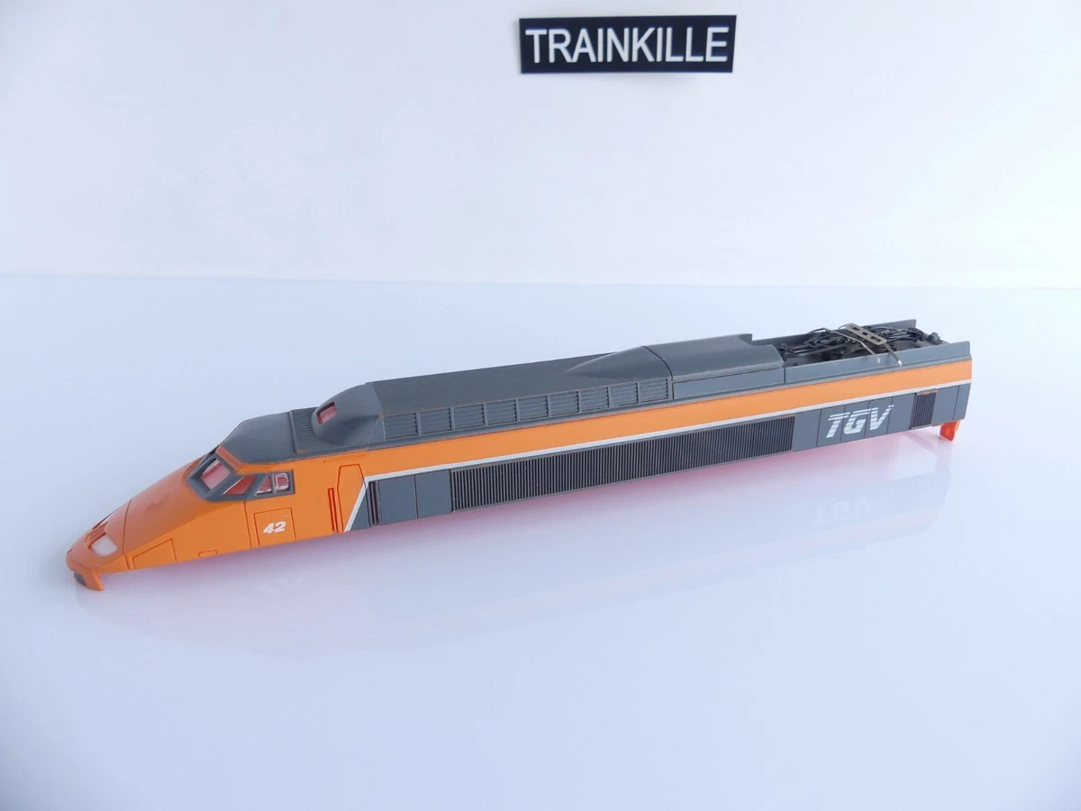JOUEF LOCOMOTIVE fausse motrice de TGV orange PSE de la SNCF - HO 1/87