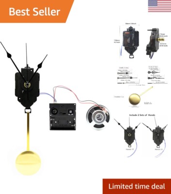Original Youngtown 12888 Chime Melody Pendulum Clock Movement with Sets  of