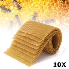 10 x Honeycomb Wax Frame Beekeeping Foundation Honey Hive Equipment Bee Supplies