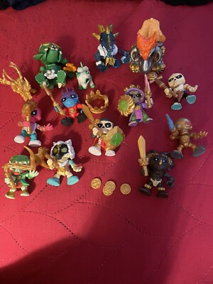 TREASURE X action figure lot 14 pcs aliens