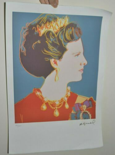 ANDY WARHOL Sunday B. Morning QUEEN ELIZABETH 334 LIMITED EDITION
