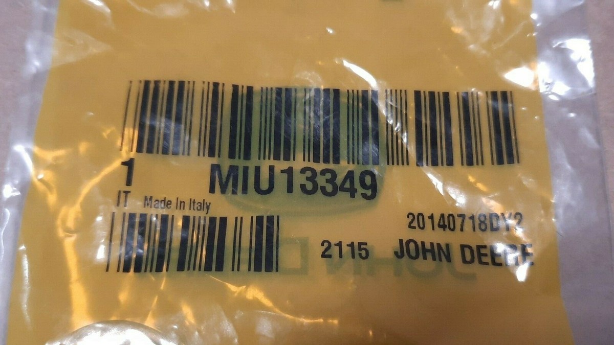 JOHN DEERE #MIU13349 GASKET SEAL J297 | eBay