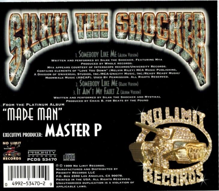 SILKK THE SHOCKER - Somebody Like Me [PA] (CD Sgl. 1999) Featuring