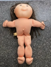 1995 15" Cabbage Patch Kids Silky Brown Hair, Brown eyes