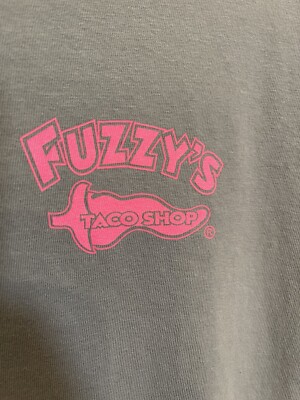 Fuzzy's Taco Shop Taco s For Ta-Ta s Comfort Color Double Sided T-Shirt Gray