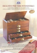 Storico mobile a cassetti DMC 7600B per matassine mouliné 117 (senza matassine)