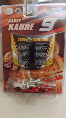 Winners Circle Kasey Kahne Dodge Stock Car & 2007 Nascar Schedule Hood Magnet 