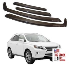 in-Channel Car Window Rain Guard Compatible with RX350 RX450 2009-2015 4pcs