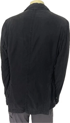 Vintage Class Roberto Cavalli Men’s Jacket IT 54 Cotton Silk Black $960 image 2