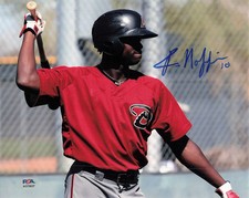Kristian Robinson Arizona Diamondbacks Signed 8x10 Photo PSA