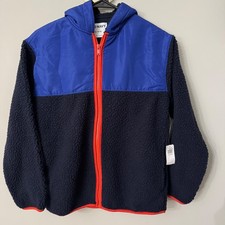 Old Navy Boys Sherpa Zip-Front Jacket Size XL 14-16