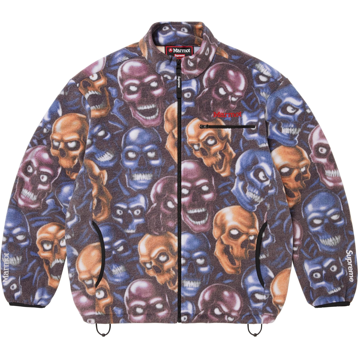Supreme x Marmot Fleece Jacket Black Multi 2colors 25FW | eBay