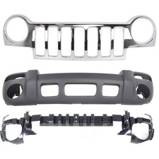 Grille Assembly Kit For 2002-2004 Jeep Liberty Ch1070127 Ch1000367